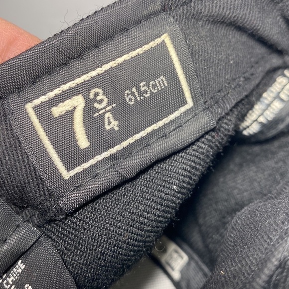 Blackhawks hockey hat cap 100% wool embroidered NEW Era side hit 61.5 cm - Picture 5 of 8